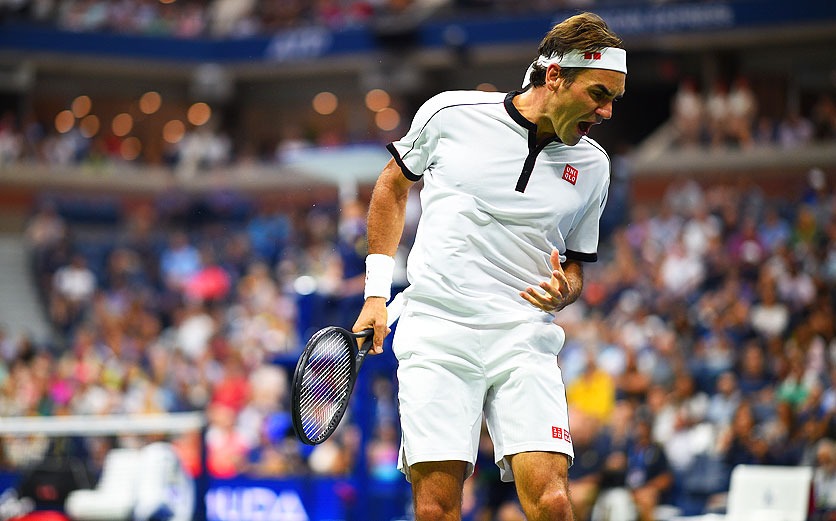 Roger Federer an den US Open 2019