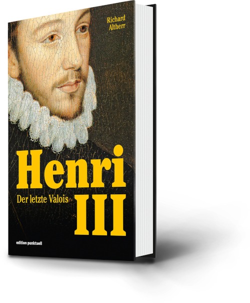 Buchcover mit Gemälde von Henri III.