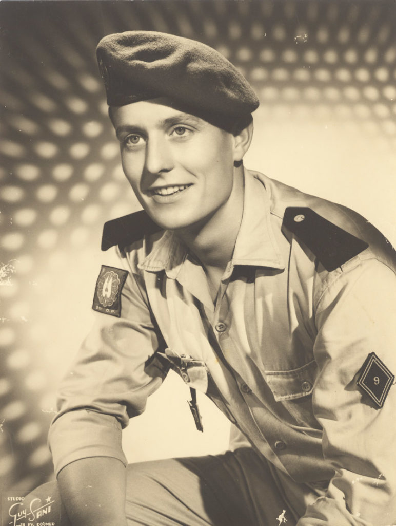 Altes Foto von anno dazumal: Daniel Pestel als junger Soldat.