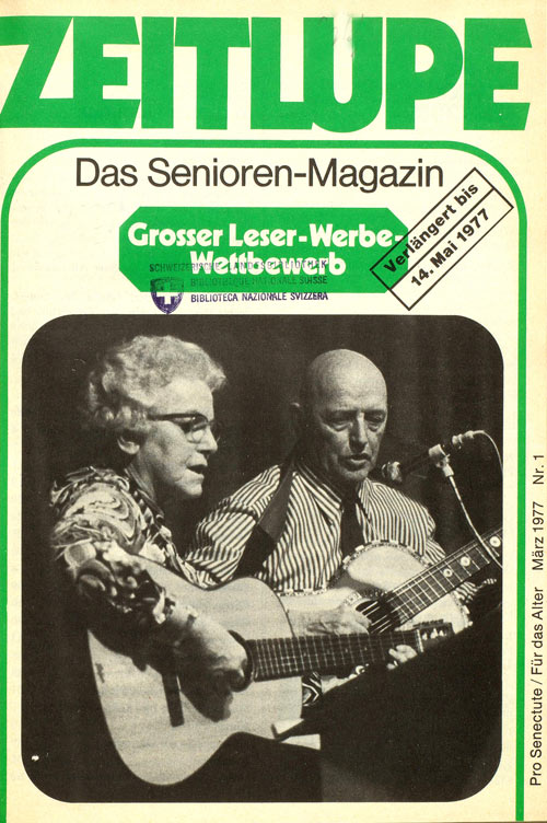 1977: Erste zweifarbige Titelseite