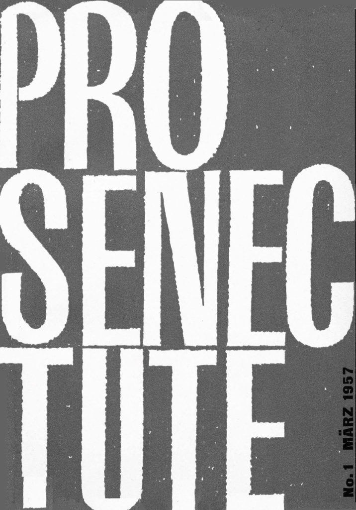 1954: Neues Titelblatt mit typografischer Gestaltung
