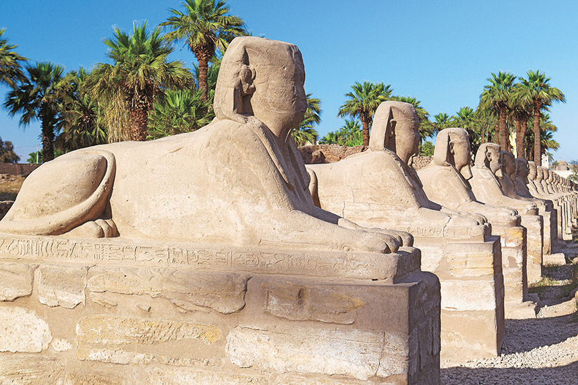 Sphinx-Allee in Luxor