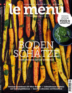 Cover von Le Menu, Januarausgabe. 