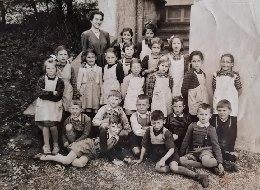 Klassenfoto von 1948 in Wynau