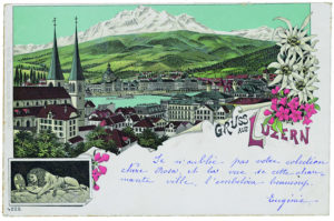Postkarte um 1870