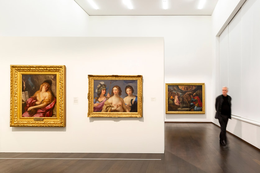 Ausstellung "Geniale Frauen" im Kunstmuseum Basel. Ausstellungsraum. 