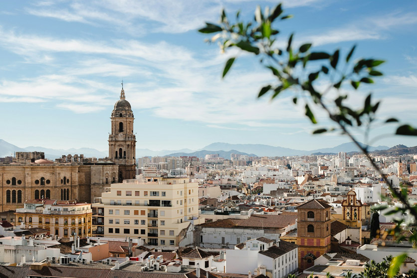 Malaga mit imposanter Kathedrale