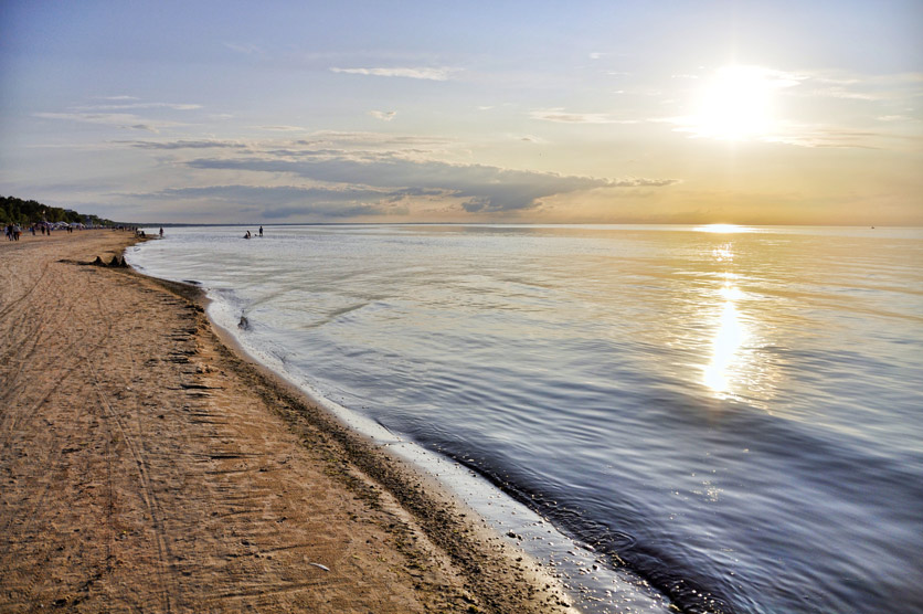 Jurmala Beach in Lettland