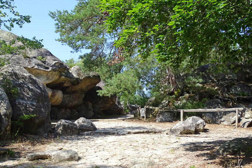 Gorges de Franchard im Wald von Fontainbleau