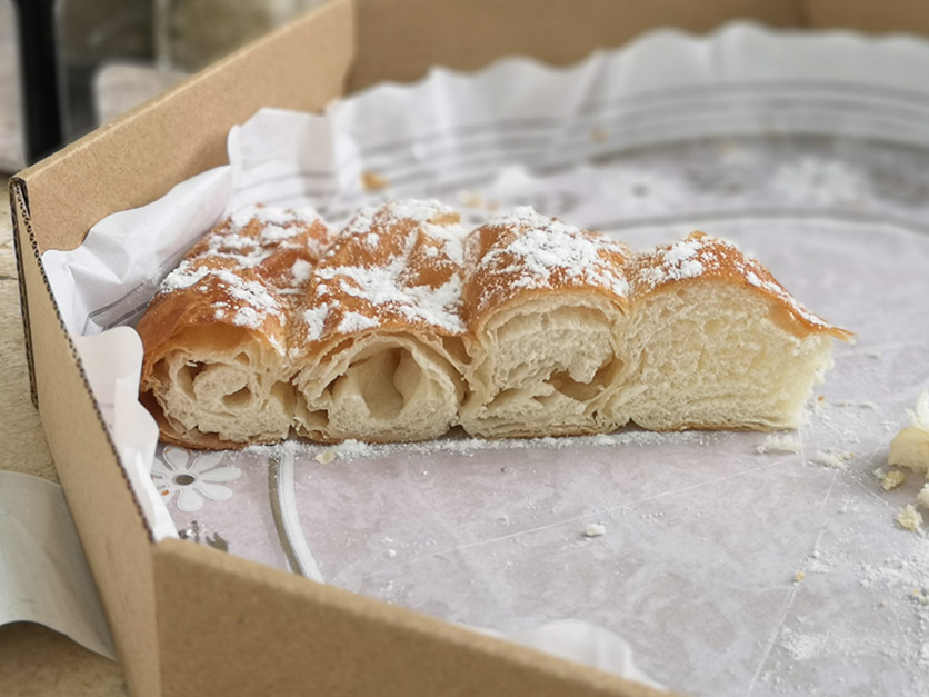 Die klassische Variante der Ensaïmada