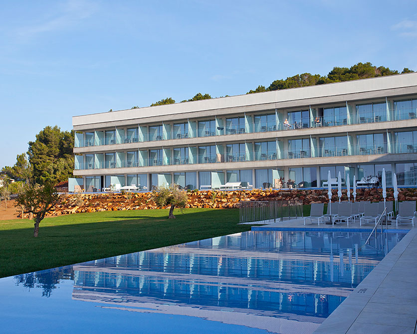 Die Hotelanlage des Viersternhotels Seth 55 Santo Tomás