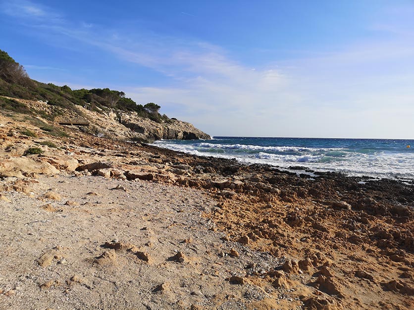 Der Strand, nur wenige Gehminuten vom Hotel entfernt