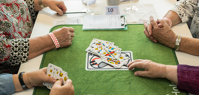 Jassen auf dem Zeitlupe-Jassschiff