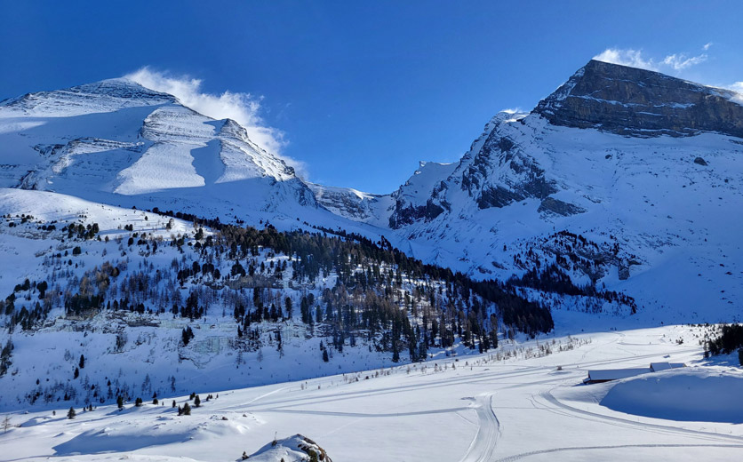 Winterlandschaft: Sunnbüel ob Kandersteg