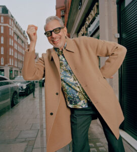 Portrait von Musiker Jeff Goldblum