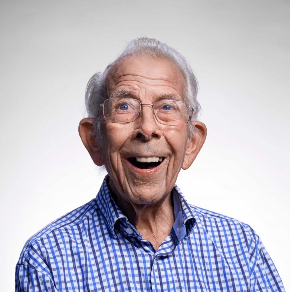 Swiss100 Ausstellung: Portrait eines über 100-Jährigen