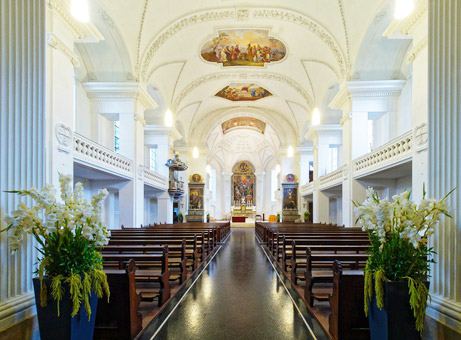 Innenraum der Stadtkirche St. Martin