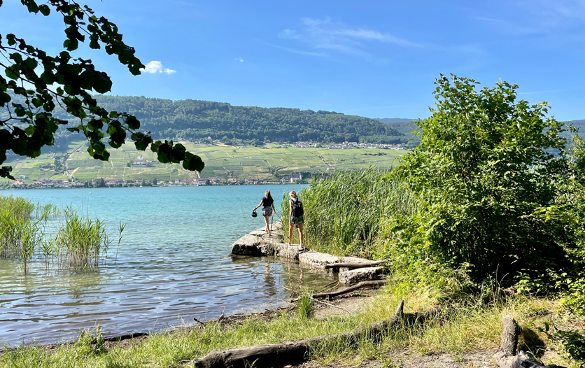 Auf der Insel
selbst gibt es zahllose hübsche
Flecken zu erkunden.
