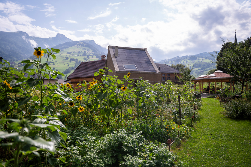 Dorfgarten von Grabs SG