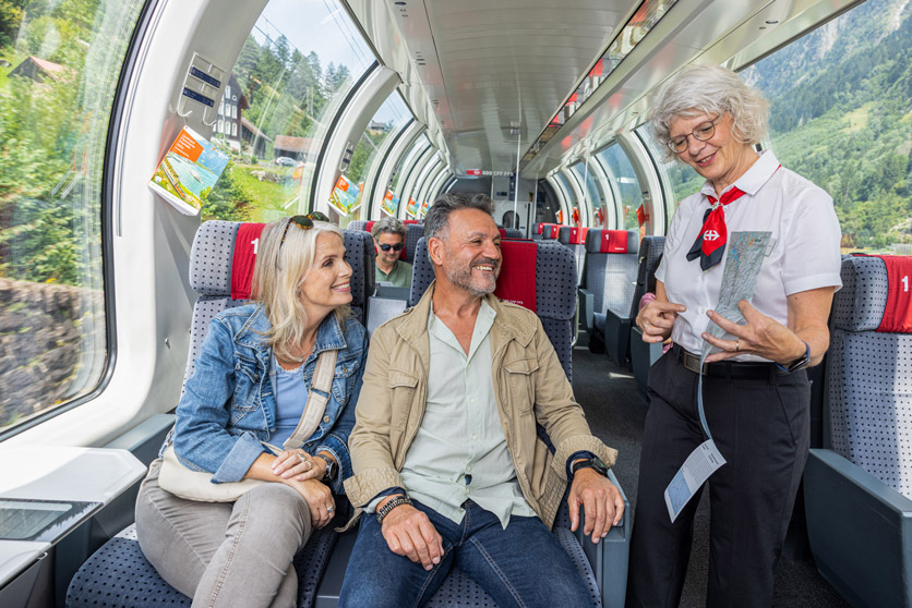 Panoramawagen des Gotthard Express