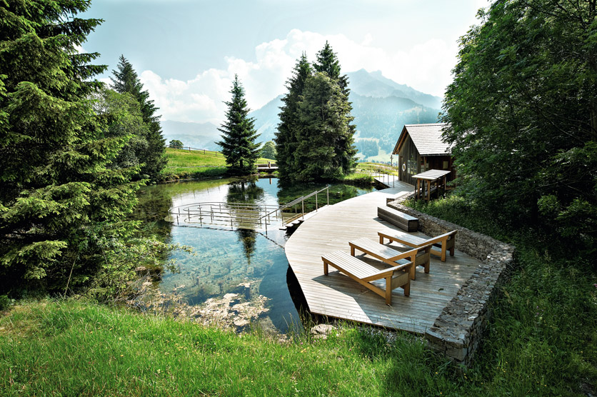 Kneippanlage am Schwandalpweiher im Entlebuch