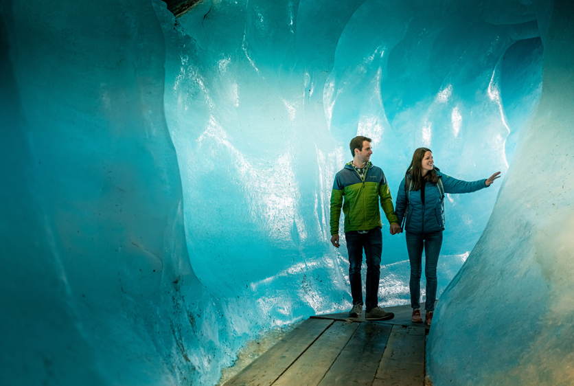 Rhonegletscher, Eisgrotte